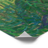 Vincent Van Gogh Green Field Painting Print Poster (Ecke)