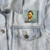 Vincent Van Gogh - Green Self-Portrait Fine Art Button (Beispiel)