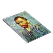 Vincent Van Gogh - Green Self-Portrait Fine Art Notizblock (Rechte Seite)