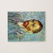 Vincent Van Gogh - Green Self-Portrait Fine Art Puzzle (Horizontal)