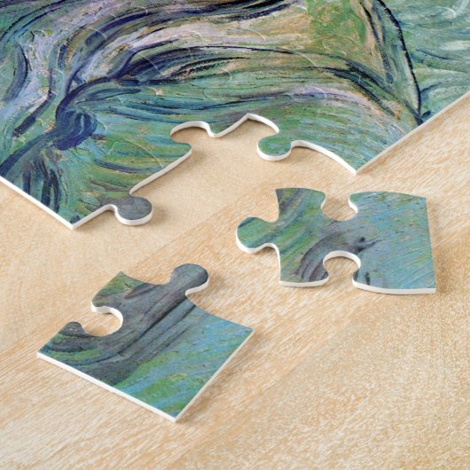 Vincent Van Gogh - Green Self-Portrait Fine Art Puzzle (Seite)