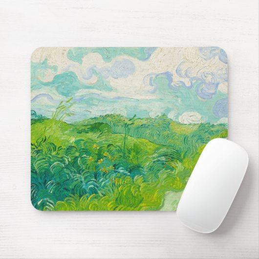 Vincent Van Gogh Green Wheat Fields Art Malerei Mousepad (Mit Mouse)