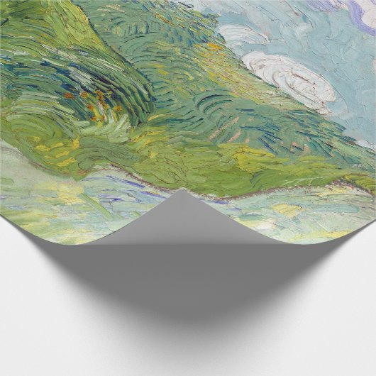 Vincent van Gogh Green Wheat Fields, Auvers Geschenkpapier (Ecke)