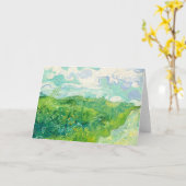 Vincent Van Gogh Green Wheatfield Karte (Gelbe Blume)
