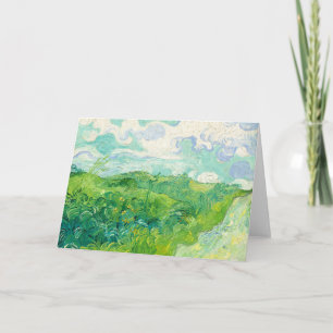 Vincent Van Gogh Green Wheatfield Karte