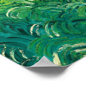 Vincent Van Gogh Green Wheatfield Poster (Ecke)