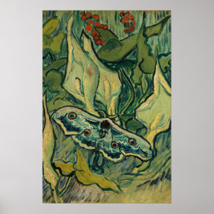 Vincent van Gogh - Großer Pfauenspinner Poster