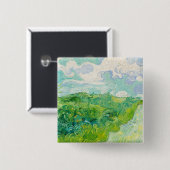 Vincent van Gogh - Grüne Weizenfelder, Auvers Button (Vorne & Hinten)