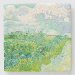 Vincent van Gogh - Grüne Weizenfelder, Auvers Steinuntersetzer