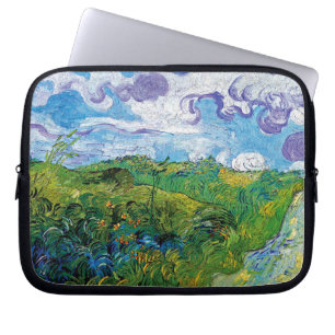 Vincent Van Gogh - Grüne Weizenfelder in Auvers Laptopschutzhülle
