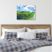 Vincent Van Gogh - Grüne Weizenfelder in Auvers Leinwanddruck (Insitu (Schlafzimmer))