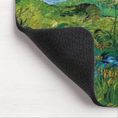 Vincent Van Gogh - Grüne Weizenfelder in Auvers Mousepad (Ecke)