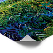 Vincent Van Gogh - Grüne Weizenfelder in Auvers Poster (Ecke)