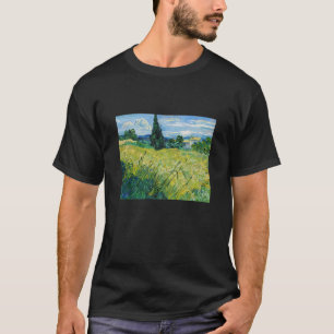 Vincent van Gogh - Grüne Weizenfelder mit Zypresse T-Shirt