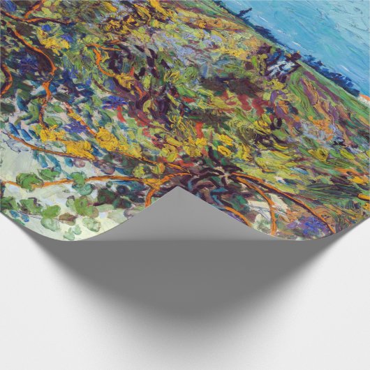 Vincent van Gogh - Grüner Weinberg Geschenkpapier (Ecke)