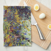 Vincent van Gogh - Grüner Weinberg Geschirrtuch (Viertel Falte)