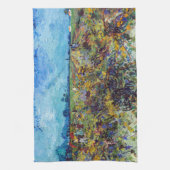 Vincent van Gogh - Grüner Weinberg Geschirrtuch (Vertikal)