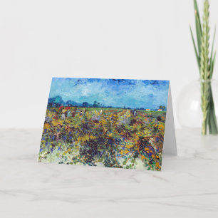 Vincent van Gogh - Grüner Weinberg Karte