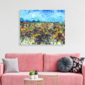 Vincent van Gogh - Grüner Weinberg Leinwanddruck (Insitu (Wohnzimmer))