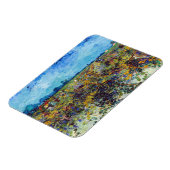 Vincent van Gogh - Grüner Weinberg Magnet (Linke Seite)