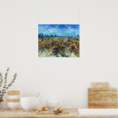 Vincent van Gogh - Grüner Weinberg Poster (Küche)