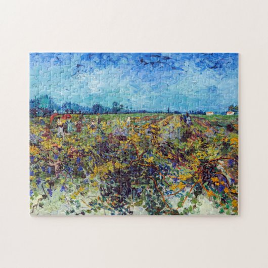 Vincent van Gogh - Grüner Weinberg Puzzle (Horizontal)