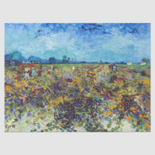 Vincent van Gogh - Grüner Weinberg Seidenpapier