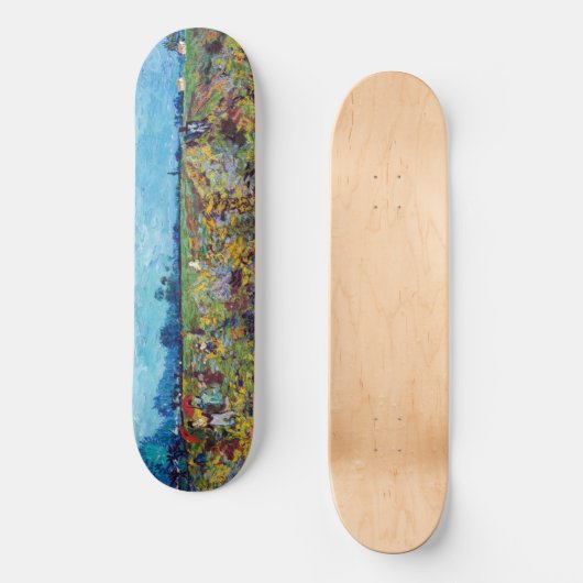 Vincent van Gogh - Grüner Weinberg Skateboard (Vorderseite)