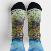 Vincent van Gogh - Grüner Weinberg Socken (Oben)