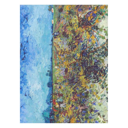 Vincent van Gogh - Grüner Weinberg Tischdecke (Vorderseite)