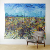 Vincent van Gogh - Grüner Weinberg Wandteppich (Beispiel (Horizontal))