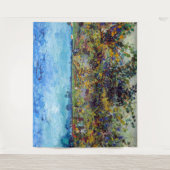 Vincent van Gogh - Grüner Weinberg Wandteppich (Vorderseite)