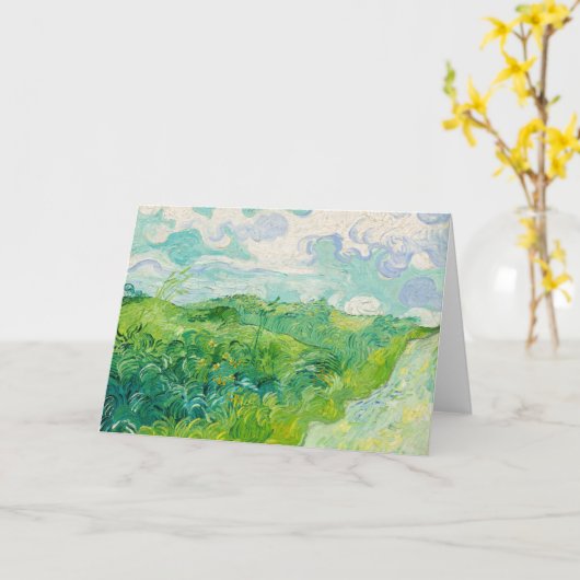 Vincent van Gogh - Grünes Weizenfeld, Auvers Karte (Gelbe Blume)