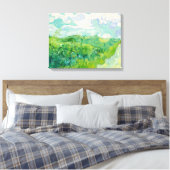 Vincent van Gogh - Grünes Weizenfeld, Auvers Leinwanddruck (Insitu (Schlafzimmer))