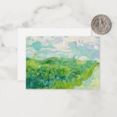 Vincent van Gogh - Grünes Weizenfeld, Auvers Mitteilungskarte (Vorderseite/Rückseite Beispiel)