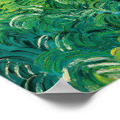 Vincent van Gogh - Grünes Weizenfeld, Auvers Poster (Ecke)