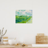 Vincent van Gogh - Grünes Weizenfeld, Auvers Poster (Küche)