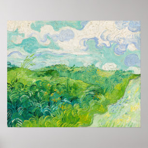 Vincent van Gogh - Grünes Weizenfeld, Auvers Poster