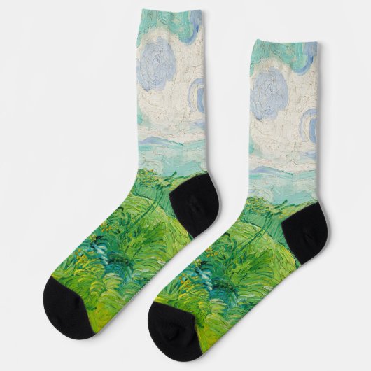 Vincent van Gogh - Grünes Weizenfeld, Auvers Socken (Linkes Detail)