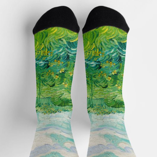 Vincent van Gogh - Grünes Weizenfeld, Auvers Socken (Oben)