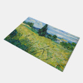 Vincent van Gogh - Grünes Weizenfeld mit Cypress Fußmatte (Schrägansicht)