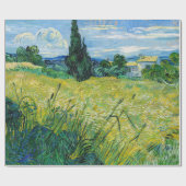 Vincent van Gogh - Grünes Weizenfeld mit Cypress Geschenkpapier (Flach)