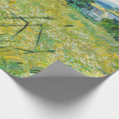 Vincent van Gogh - Grünes Weizenfeld mit Cypress Geschenkpapier (Ecke)