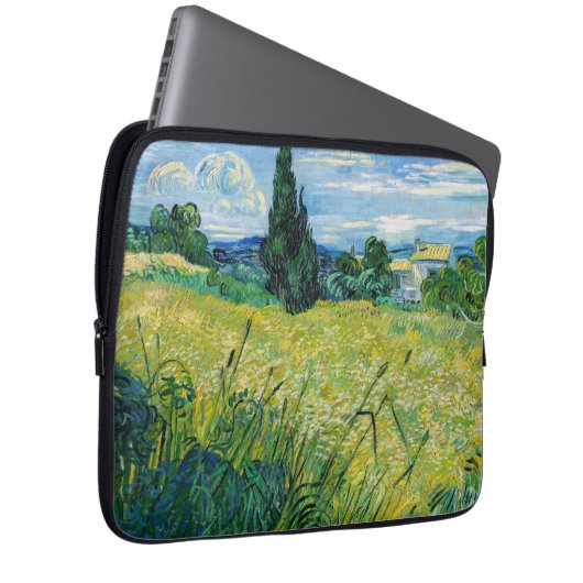 Vincent van Gogh - Grünes Weizenfeld mit Cypress Laptopschutzhülle (Vorne Rechts)