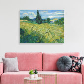 Vincent Van Gogh, Grünes Weizenfeld mit Cypress Leinwanddruck (Insitu (Wohnzimmer))