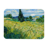 Vincent van Gogh - Grünes Weizenfeld mit Cypress Magnet (Horizontal)