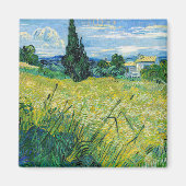 Vincent van Gogh - Grünes Weizenfeld mit Cypress Magnet (Vorne)