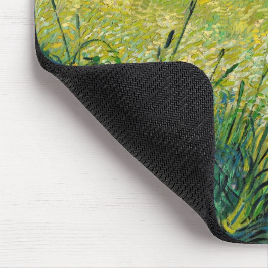 Vincent van Gogh - Grünes Weizenfeld mit Cypress Mousepad (Ecke)