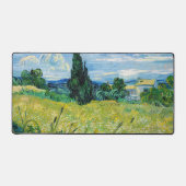 Vincent van Gogh - Grünes Weizenfeld mit Cypress Schreibtischunterlage (Vorderseite)