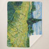 Vincent van Gogh - Grünes Weizenfeld mit Cypress Sherpadecke (Vorderseite)